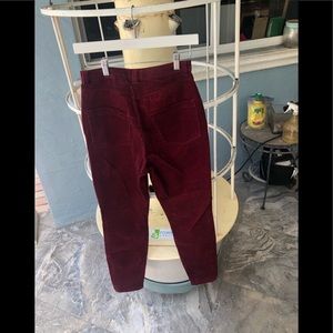 Lauren Conrad Burgundy Cotton Pants.  Size 6